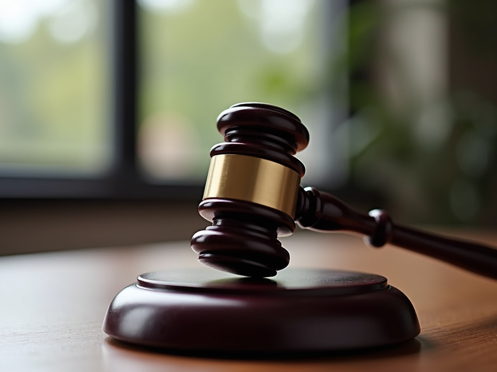 Gavel on desk — motorcycle accident lawyer phoenix