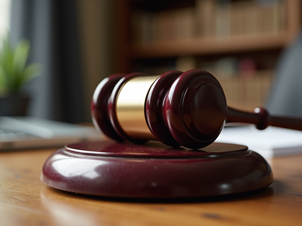 Gavel on desk — motorcycle accident lawyer phoenix