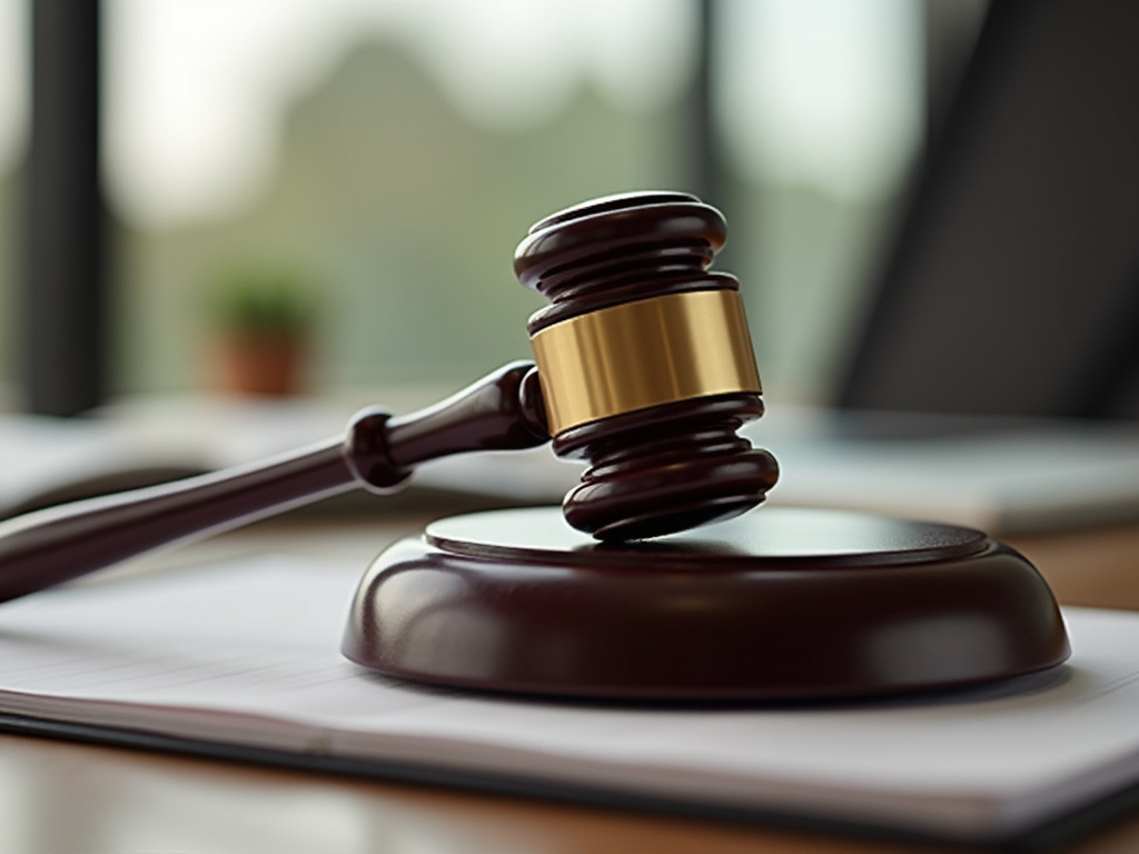 Gavel on desk — pedestrian accident lawyer phoenix