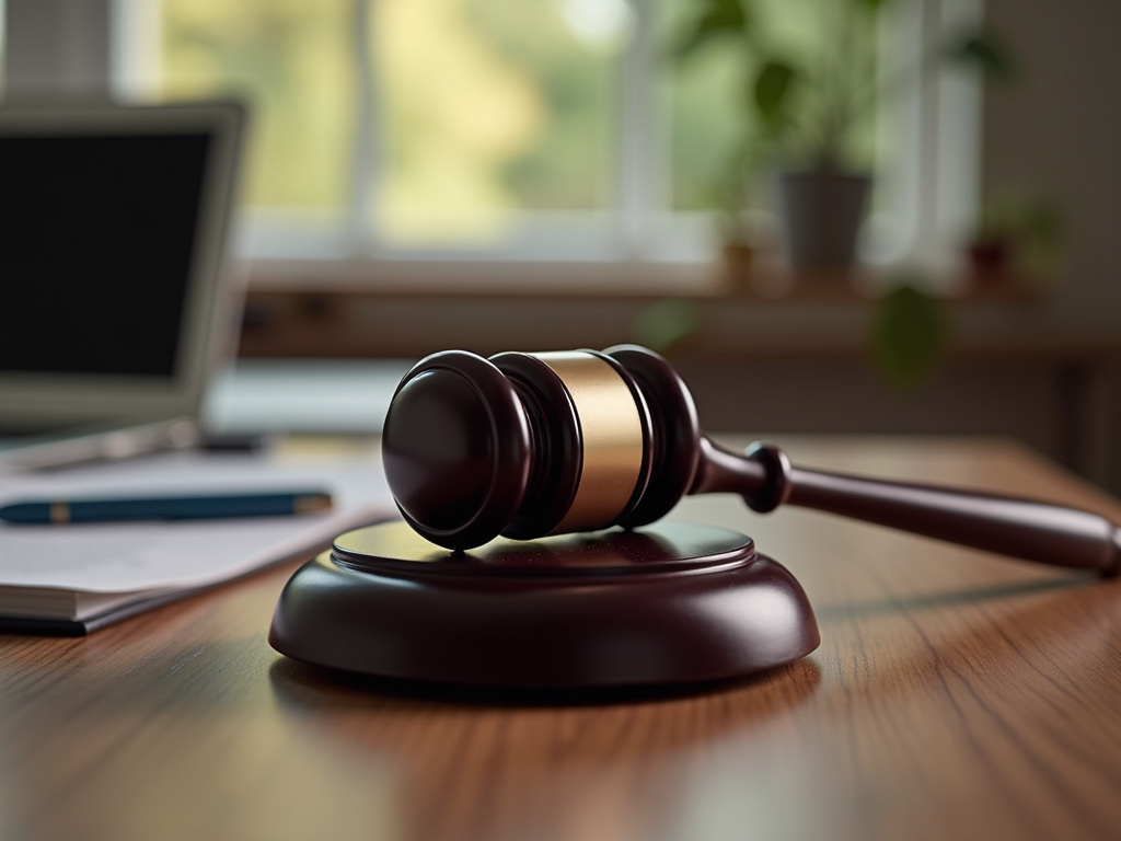 Gavel on desk — pedestrian accident lawyer phoenix