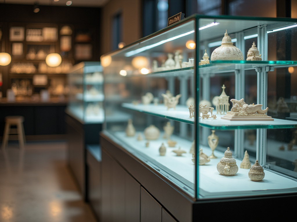Glass display case — cannabis dispensary near Acadia National Park