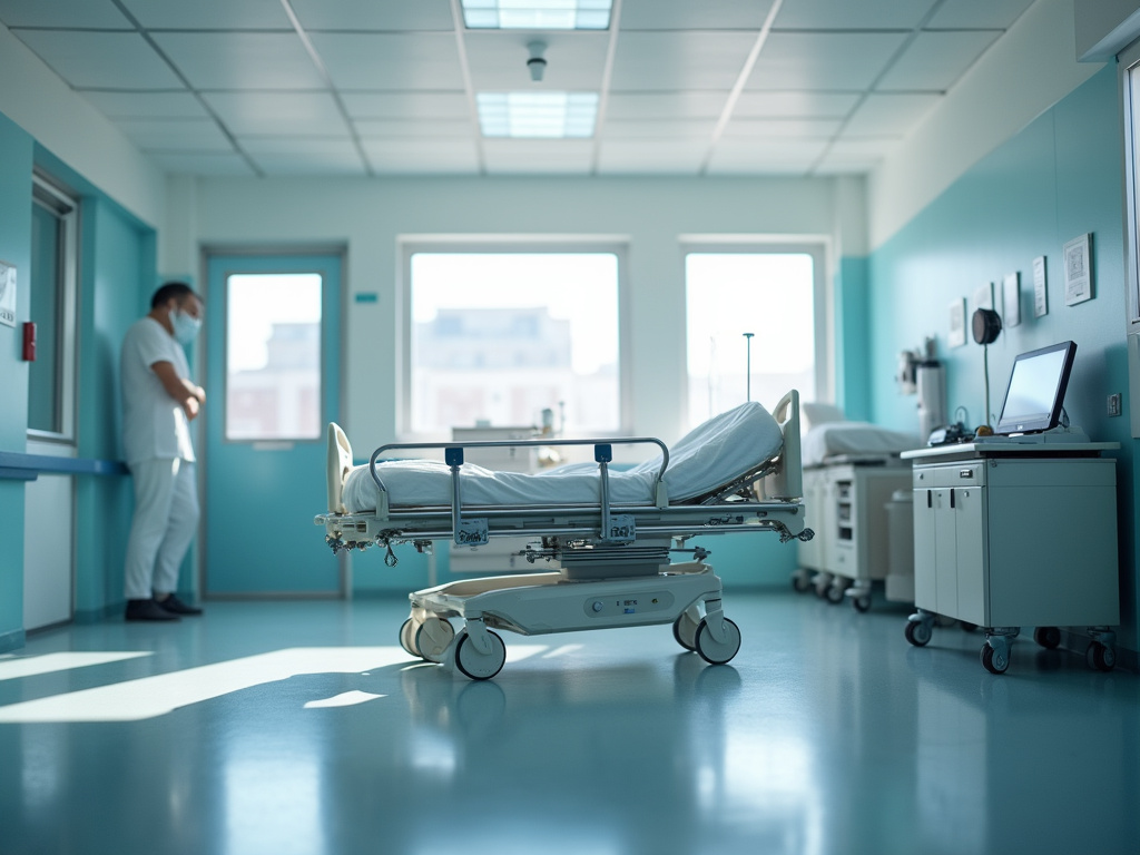 Hospital gurney — pedestrian accident lawyer phoenix