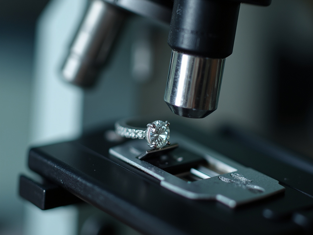 Jeweler's loupe — jewelry store
