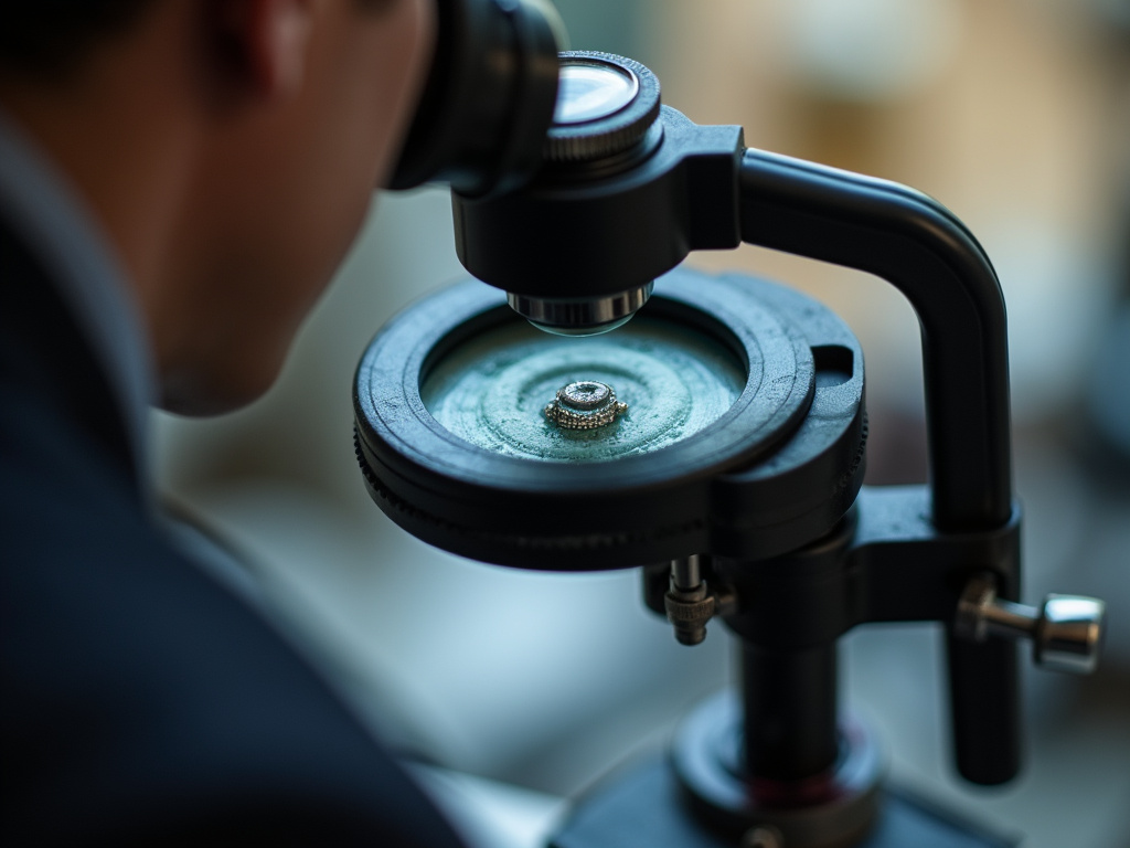 Jeweler's loupe — jewelry store