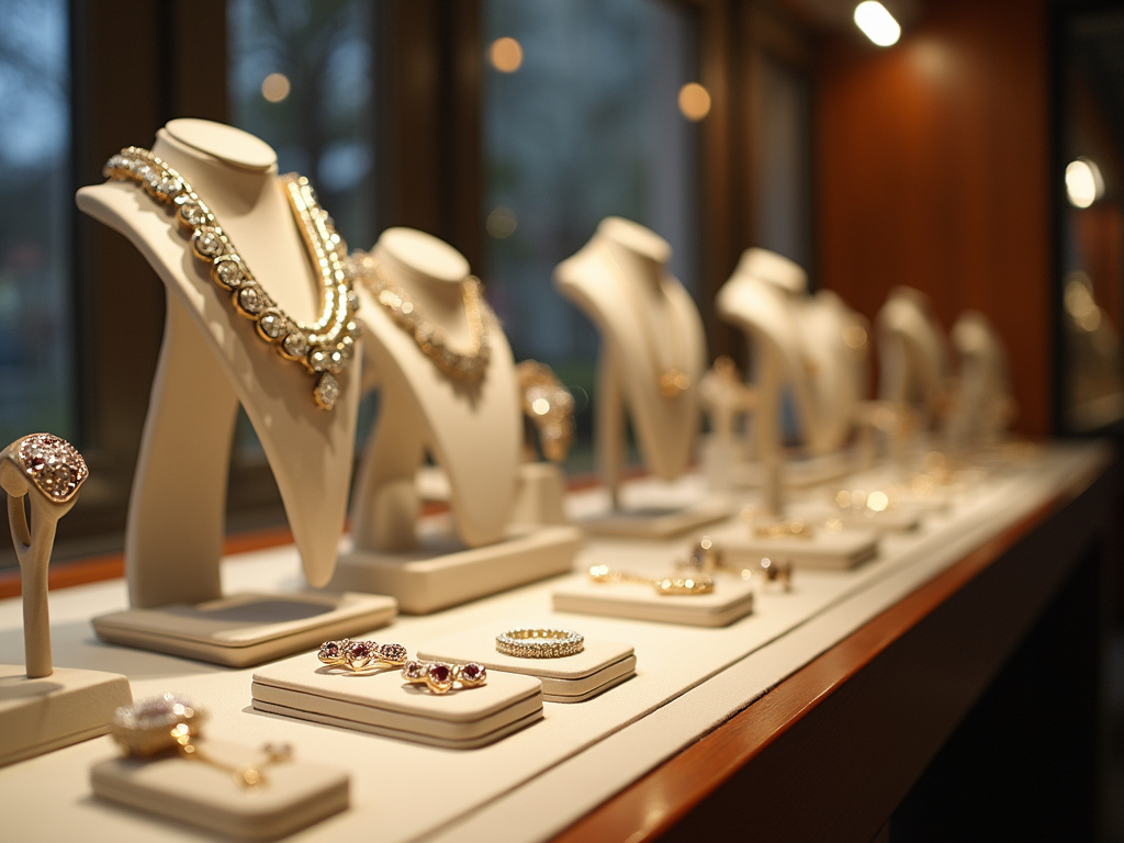 Jewelry display case — jewelry store