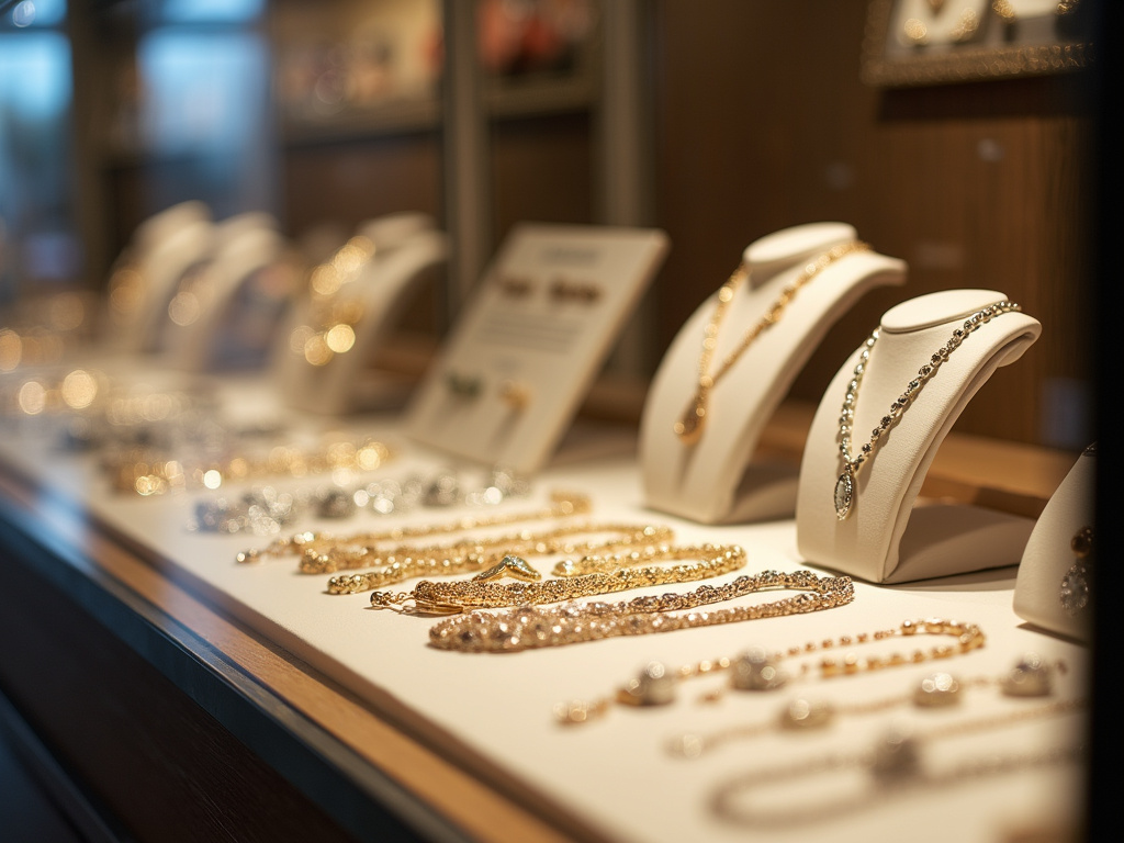 Jewelry display case — jewelry store