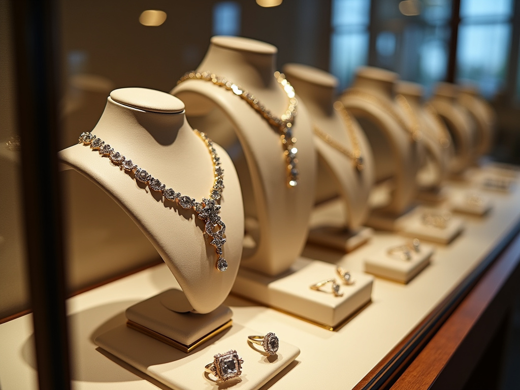 Jewelry display case — jewelry store