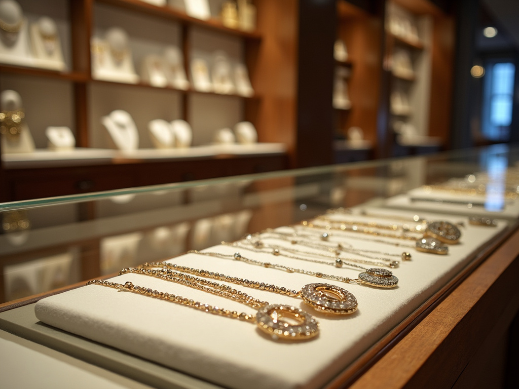 Jewelry display case — jewelry store