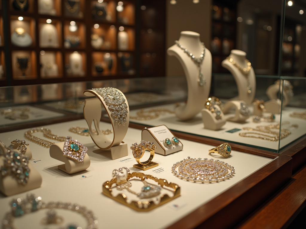 Jewelry display case — women's wedding bands