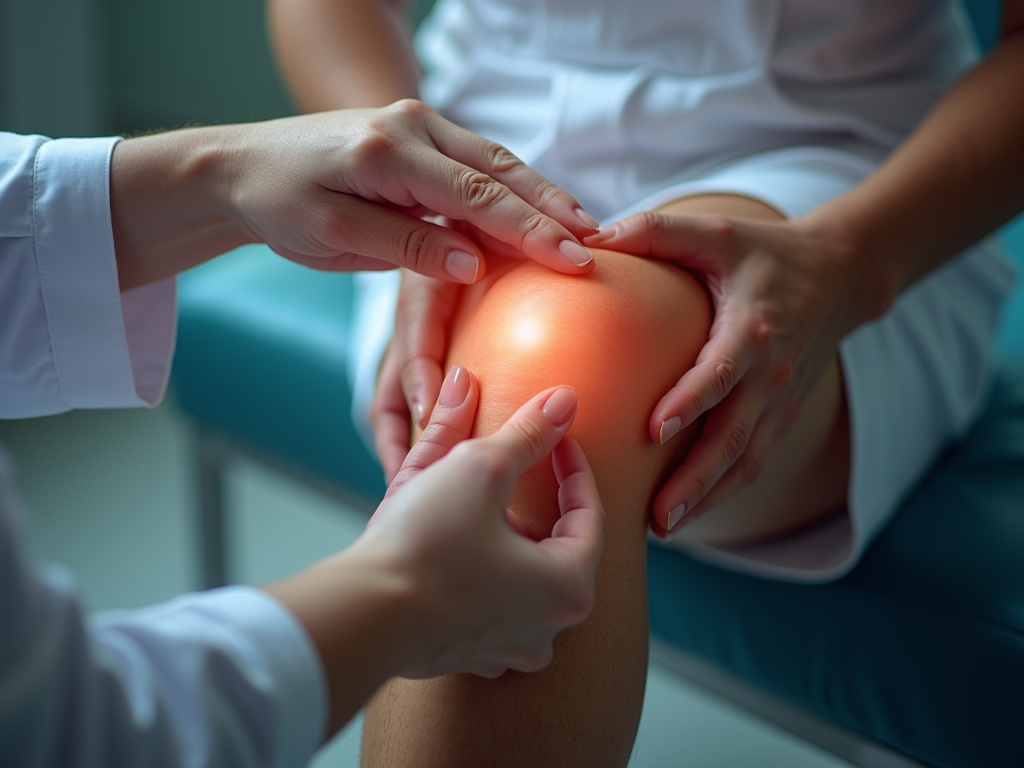 Knee examination — knee chiropractor near me