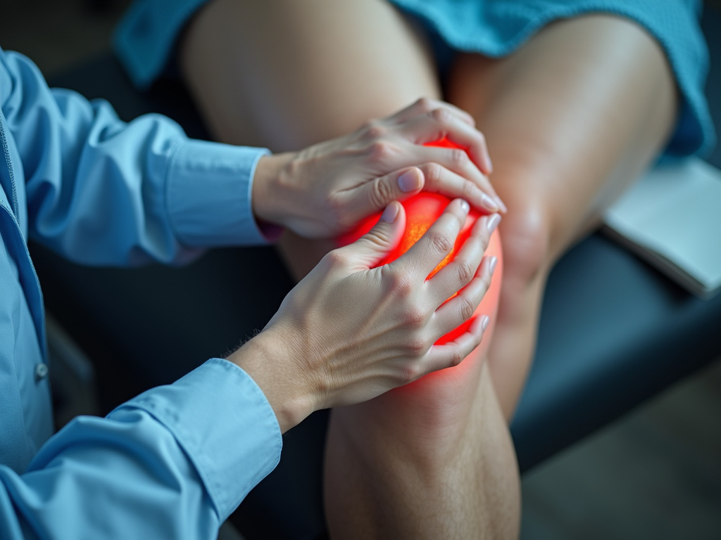 Knee examination — knee chiropractor near me