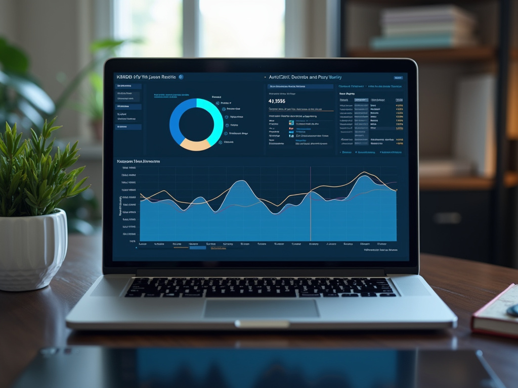 Laptop analytics dashboard — SEO agency Boynton Beach