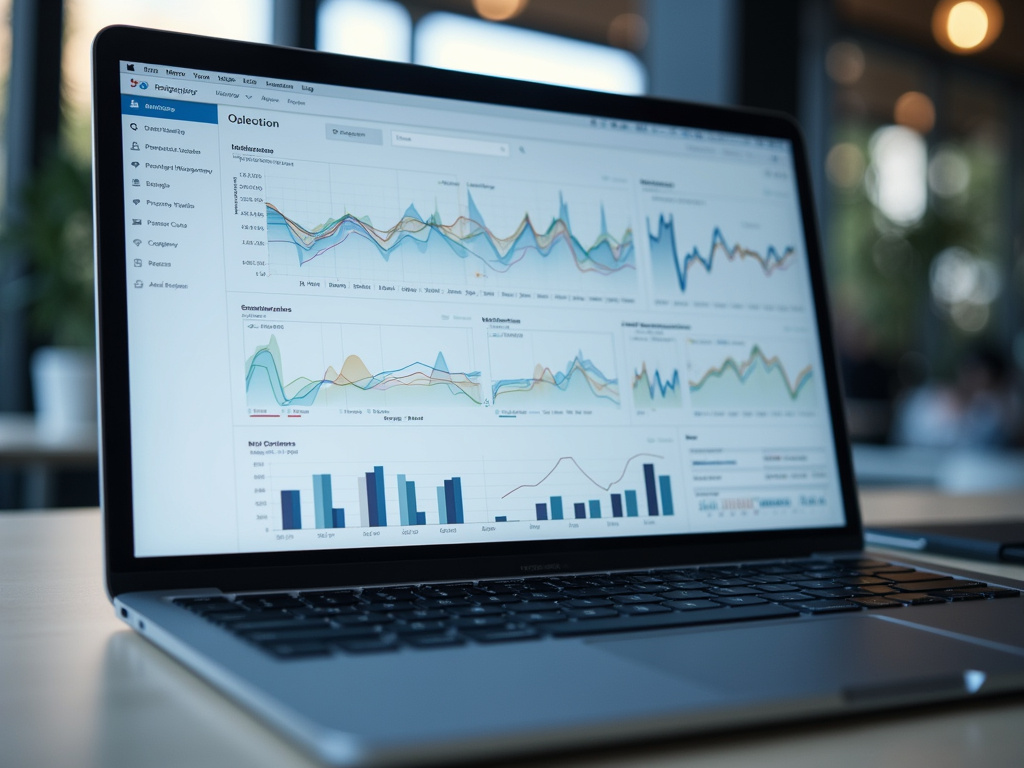 Laptop analytics dashboard — SEO agency Boynton Beach