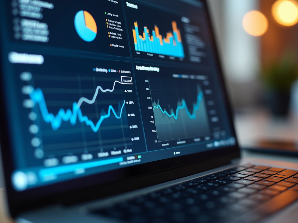 Laptop analytics dashboard — SEO agency Kendall FL