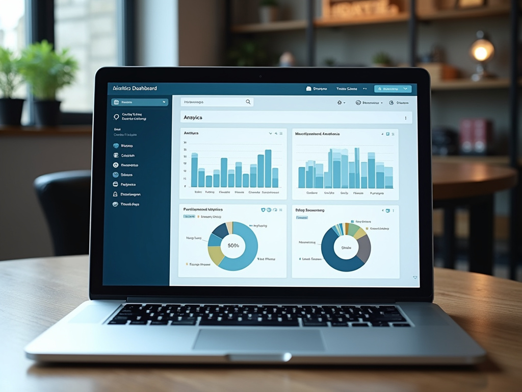 Laptop analytics dashboard — SEO agency Palm Beach County