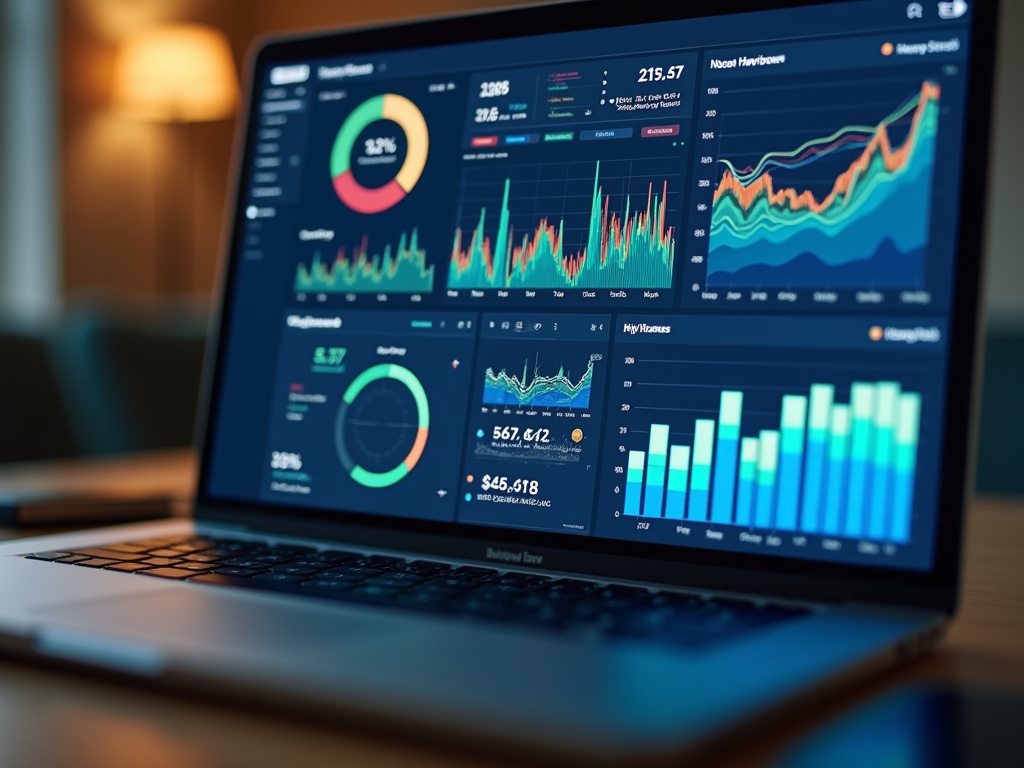 Laptop analytics dashboard — SEO agency Palm Beach County