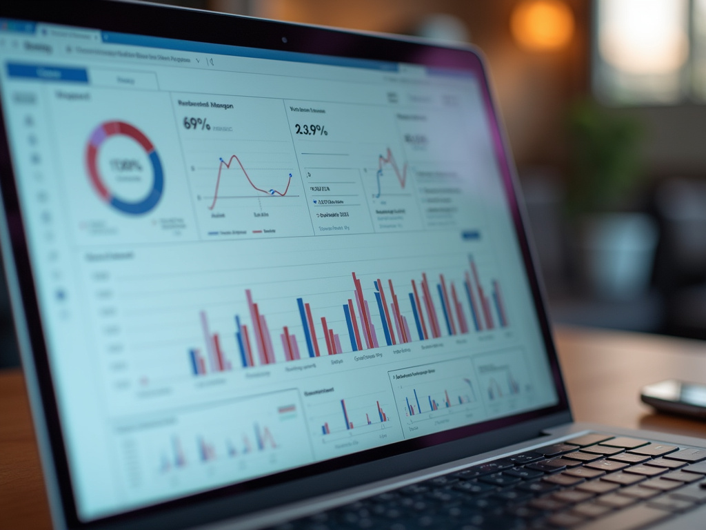 Laptop analytics dashboard — SEO agency Pembroke Pines
