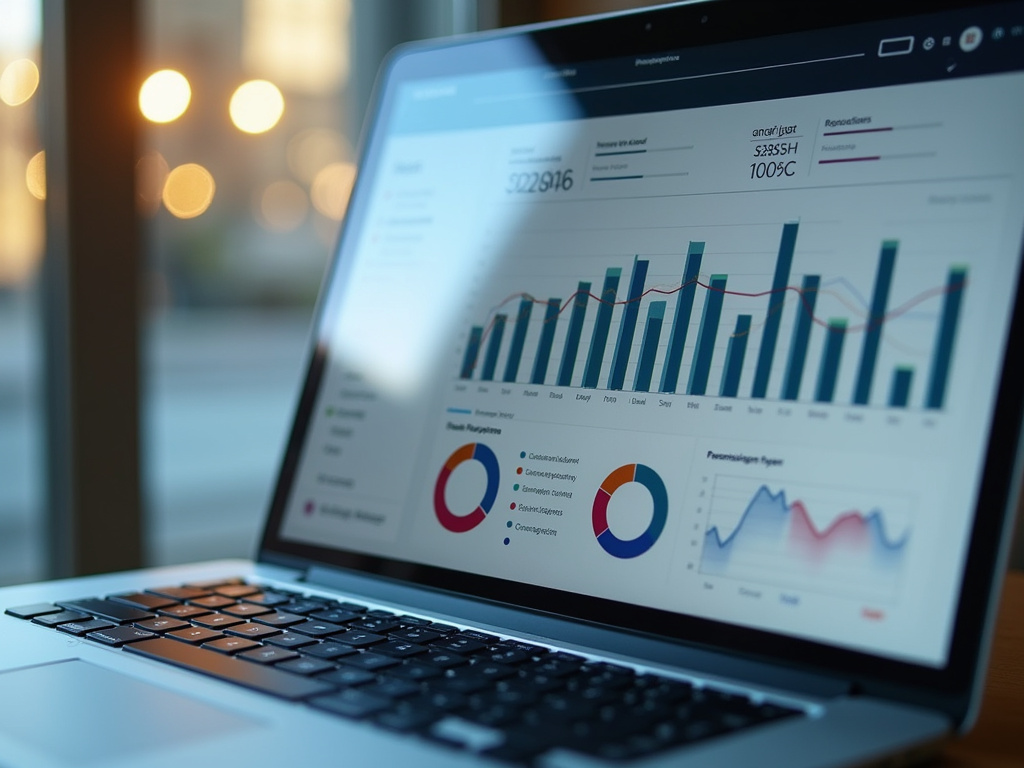 Laptop analytics dashboard — SEO agency Pembroke Pines