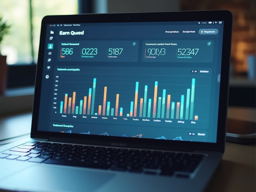 Laptop analytics dashboard — SEO agency Pompano Beach