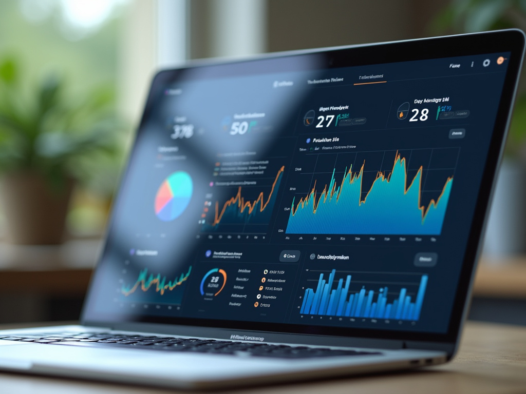 Laptop analytics dashboard — SEO agency Pompano Beach