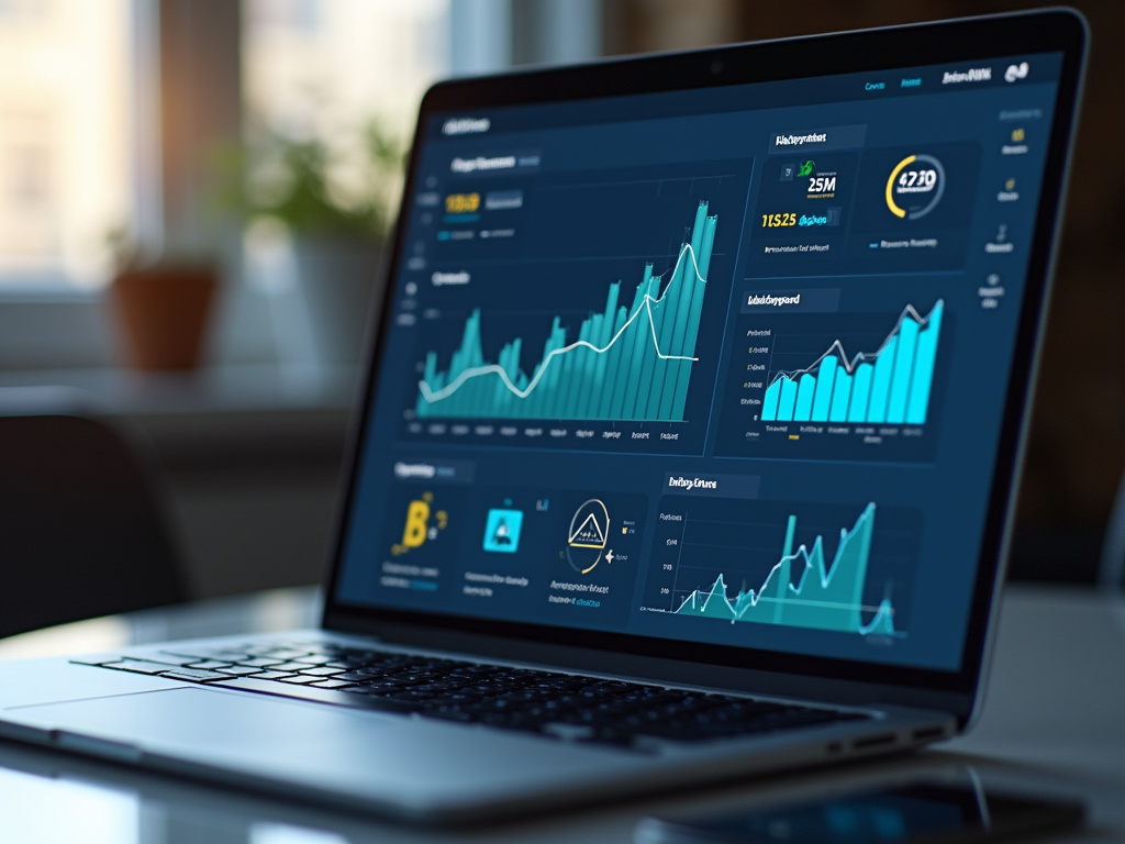 Laptop analytics dashboard — SEO agency Pompano Beach