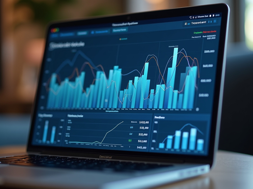Laptop analytics screen — SEO agency Kendall FL