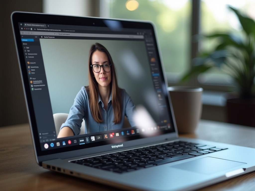 Laptop screen chat — ChatGPT SEO
