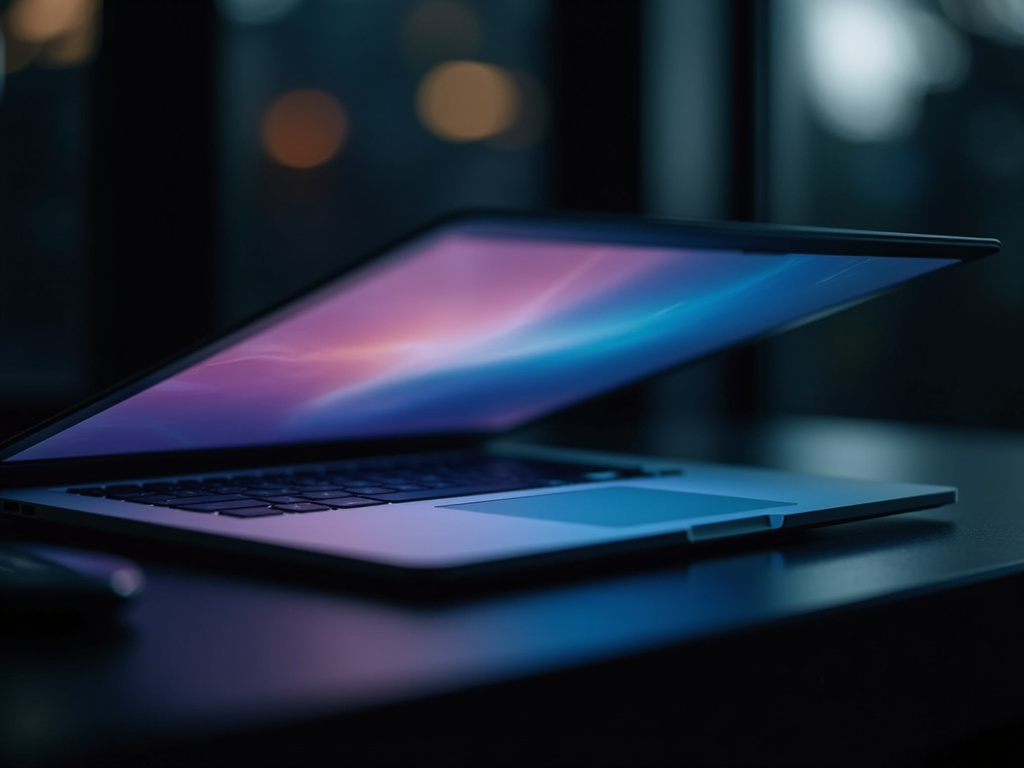 Laptop screen glow — ChatGPT SEO