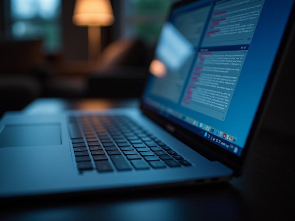 Laptop screen glow — ChatGPT SEO