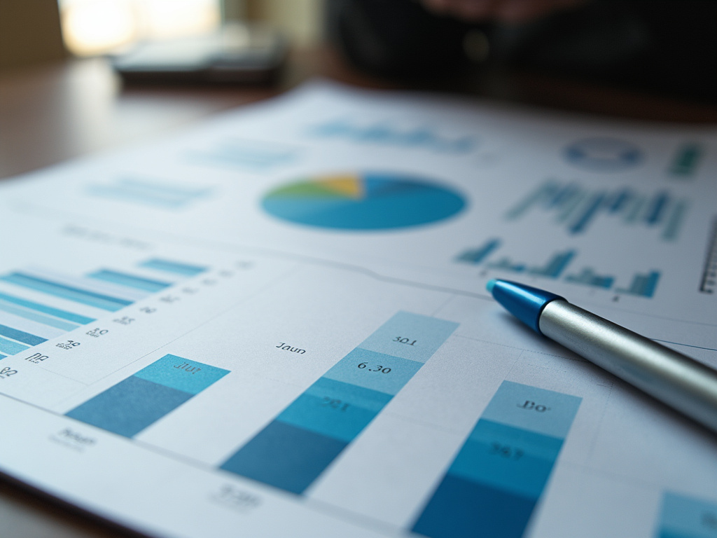 Laptop with charts — pest control SEO