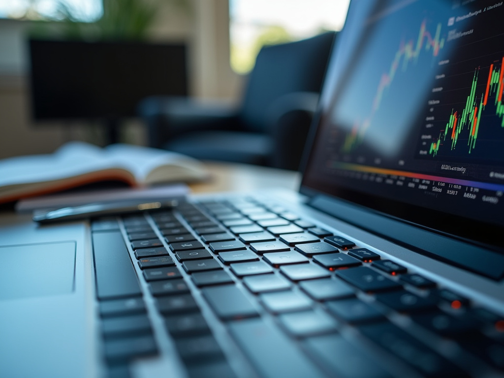 Laptop with graphs — SEO agency Pembroke Pines