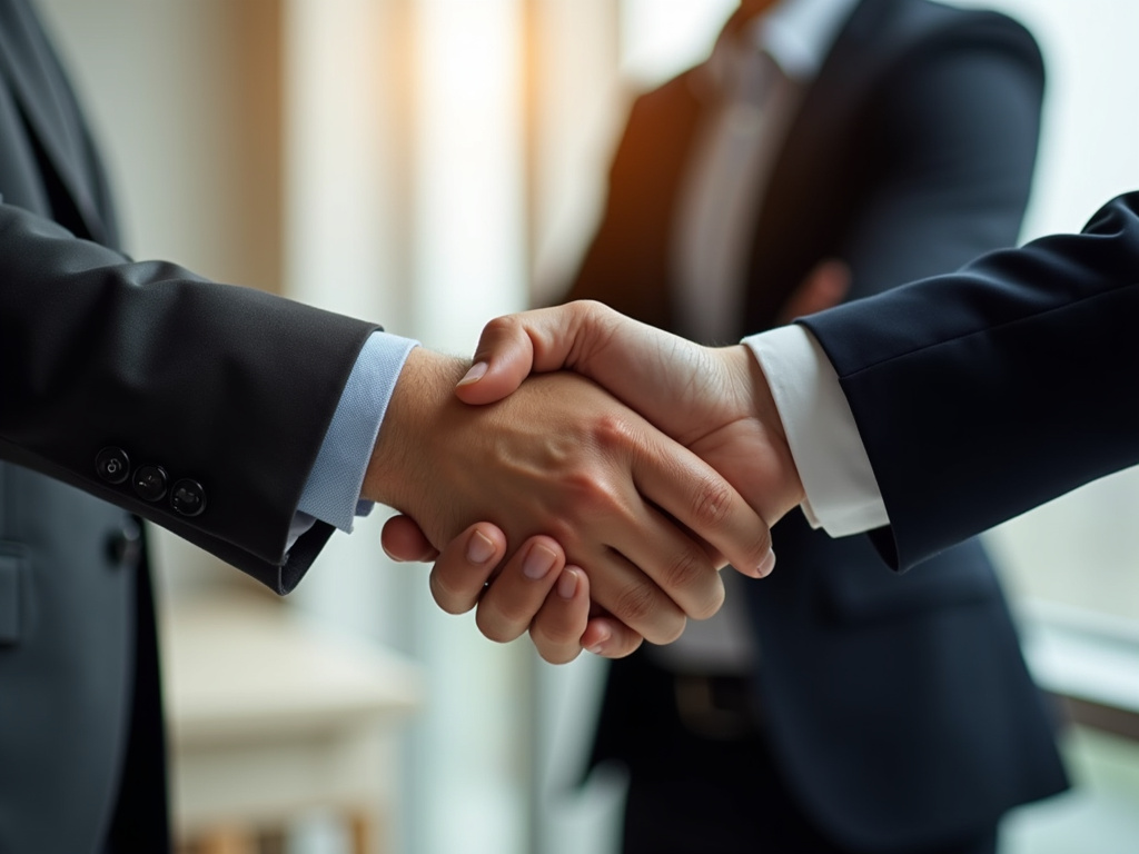 Law office handshake — accident lawyer phoenix