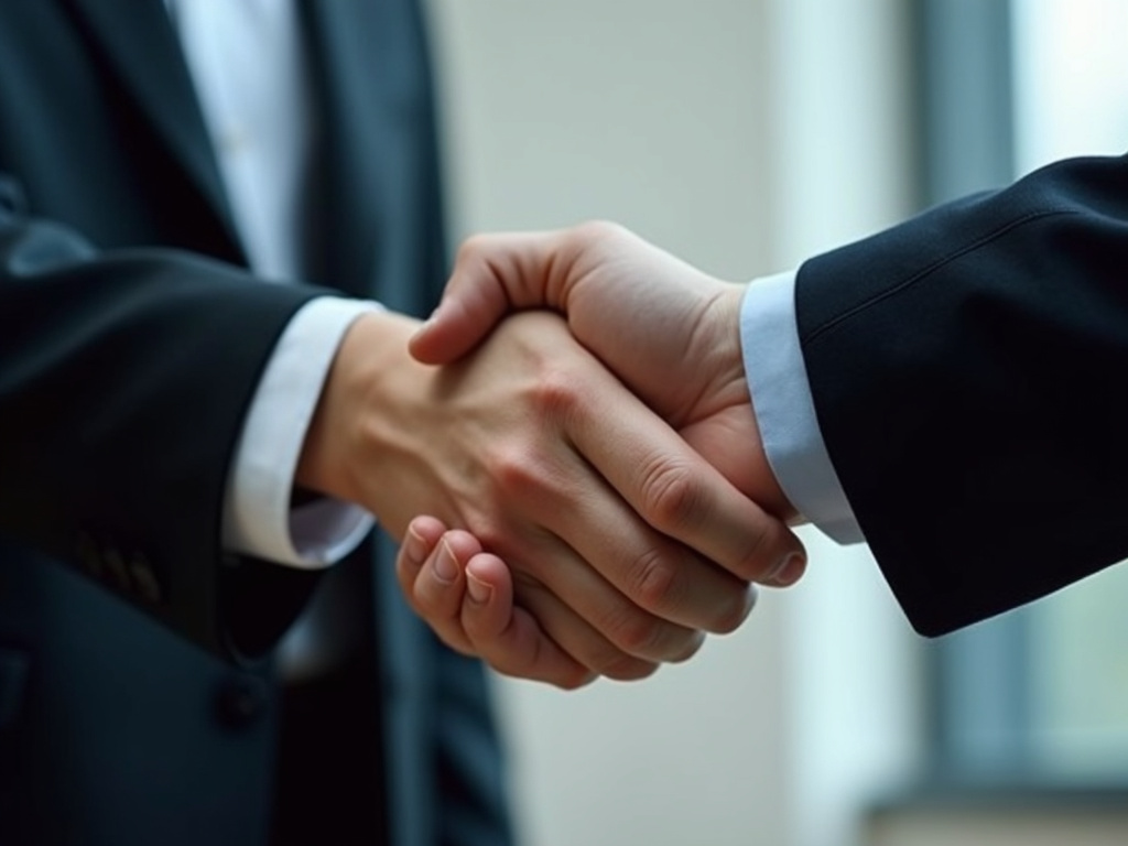 Lawyer shaking hands — los angeles rideshare accident lawyer