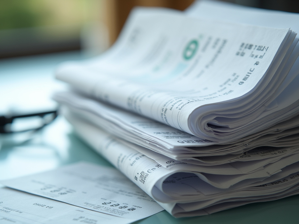 Medical bills stack — accident lawyer phoenix