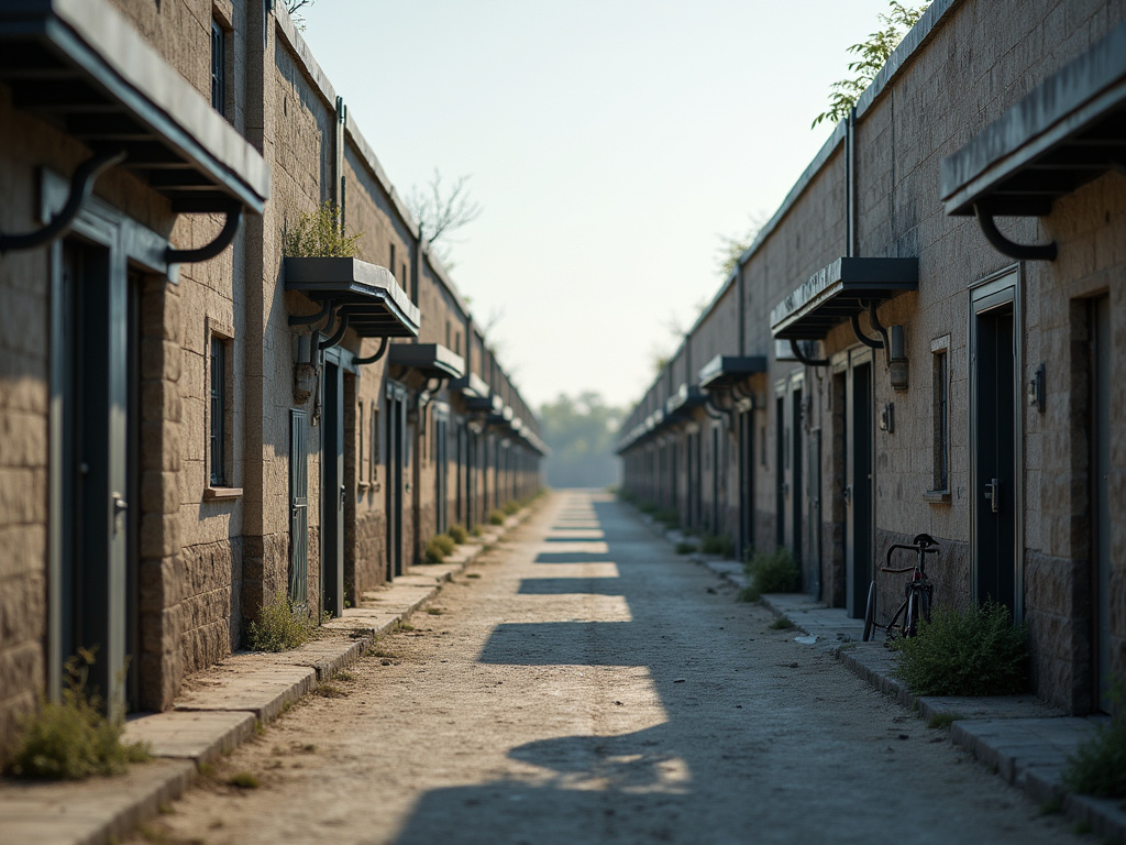 Military barracks — solar lighting for military bases