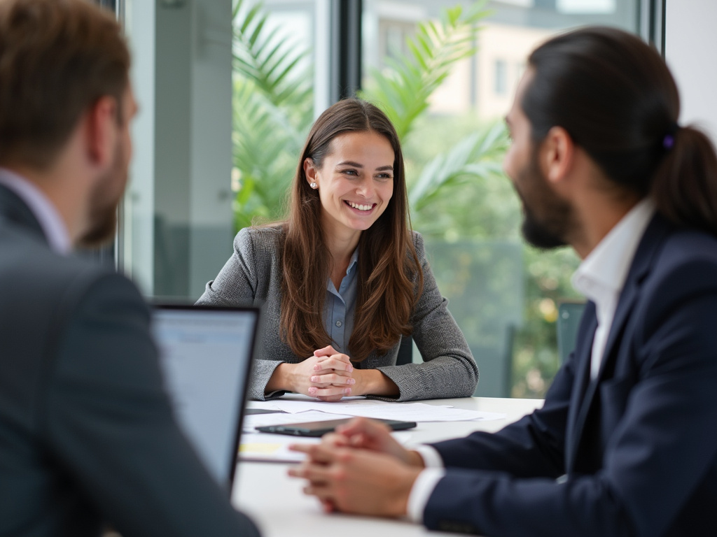 Office team meeting — SEO agency Palm Beach County