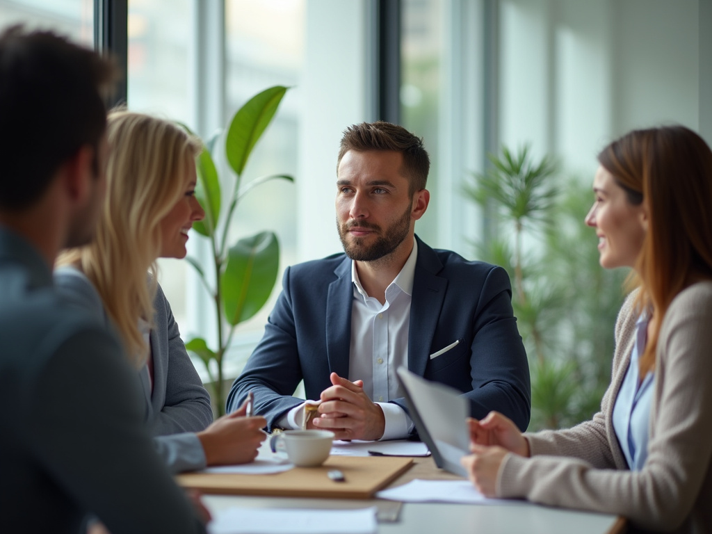 Office team meeting — SEO agency Pembroke Pines