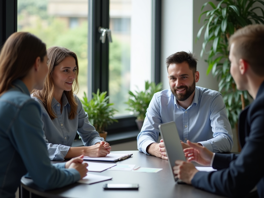 Office team meeting — SEO agency Pembroke Pines