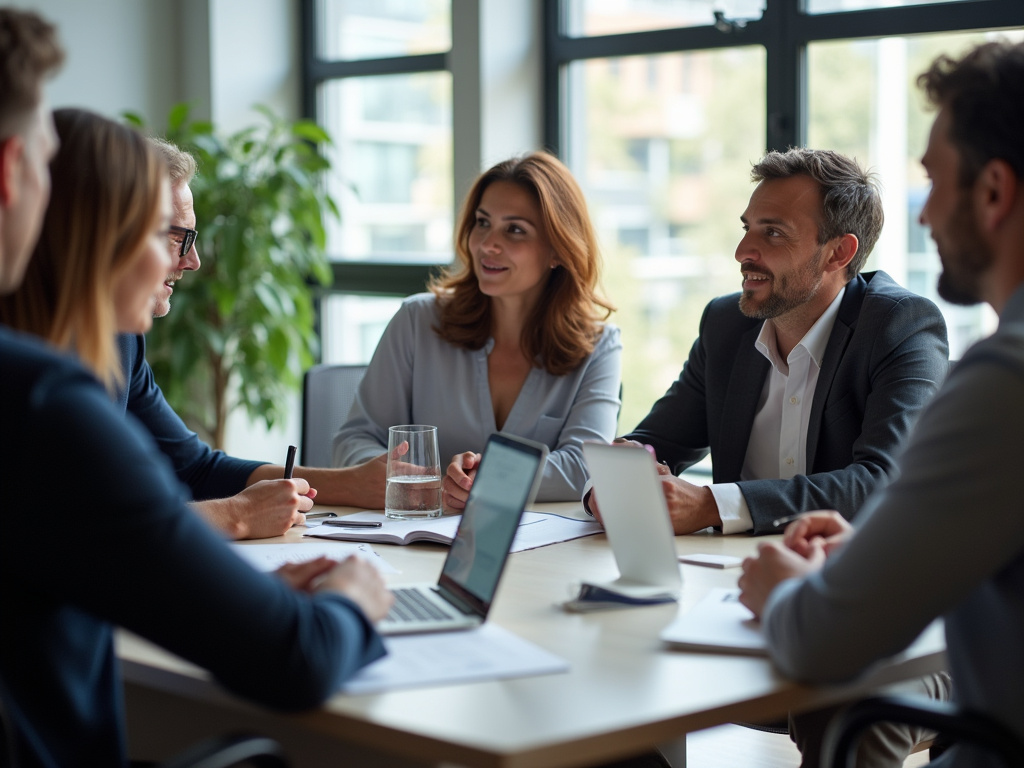Office team meeting — SEO agency Pembroke Pines