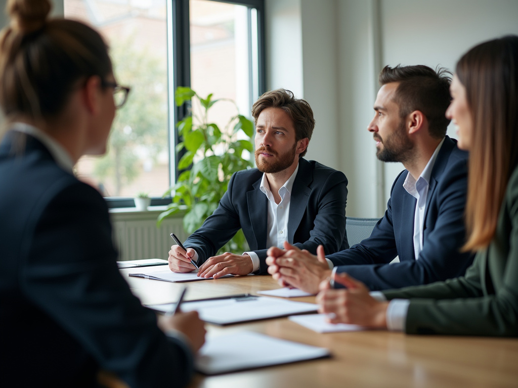 Office team meeting — SEO agency Pompano Beach