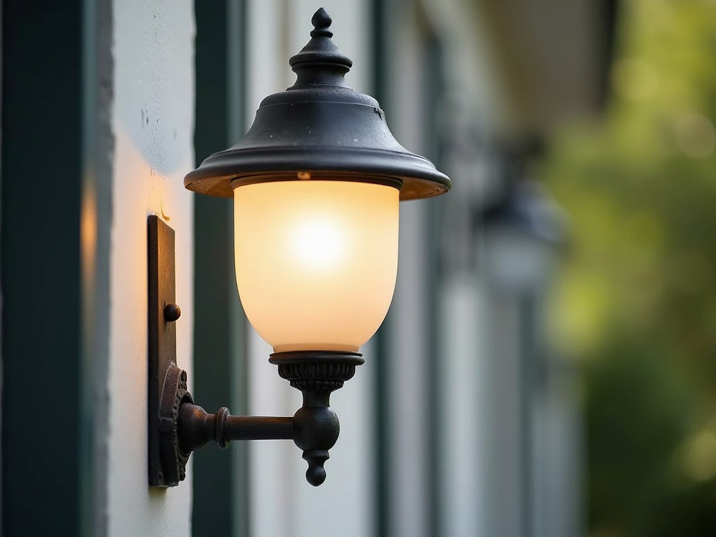 Outdoor light fixture — all-in-two solar lights