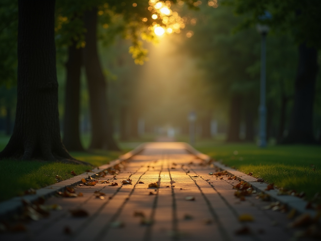 Park pathway light — municipal solar lighting