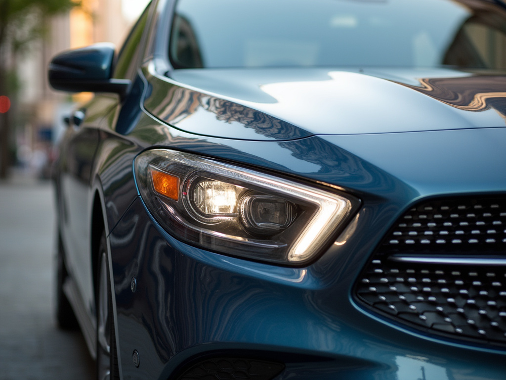 Parked sedan — title loans wisconsin