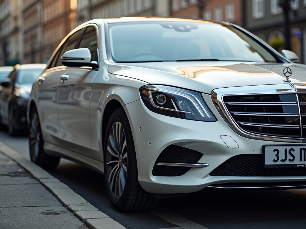 Parked sedan — title loans wisconsin