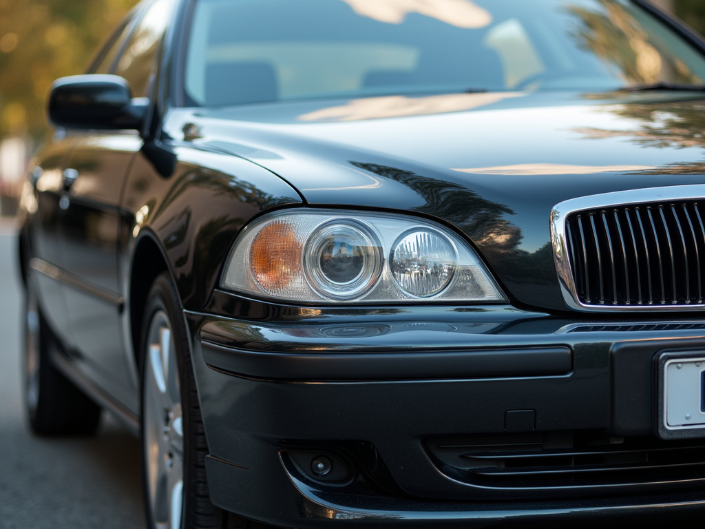 Parked sedan — title loans wisconsin