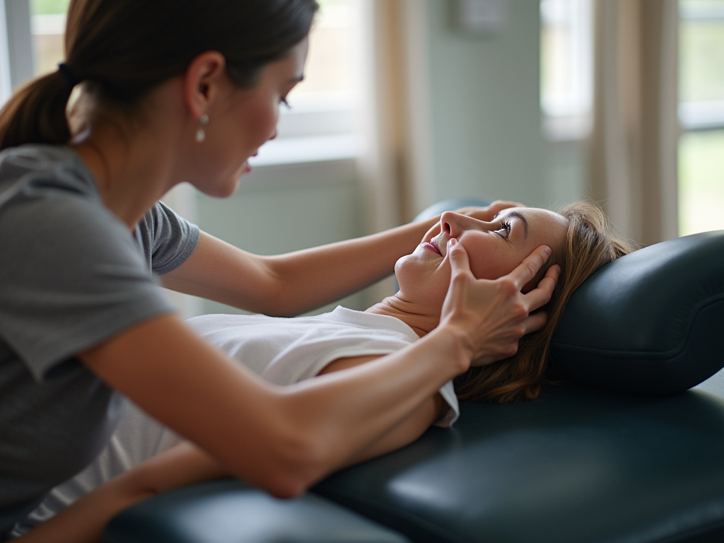 Physical therapy session — spinal decompression austin