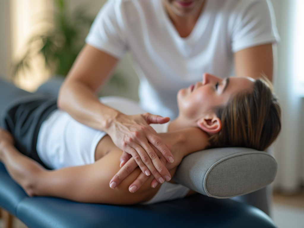 Physical therapy session — spinal decompression austin