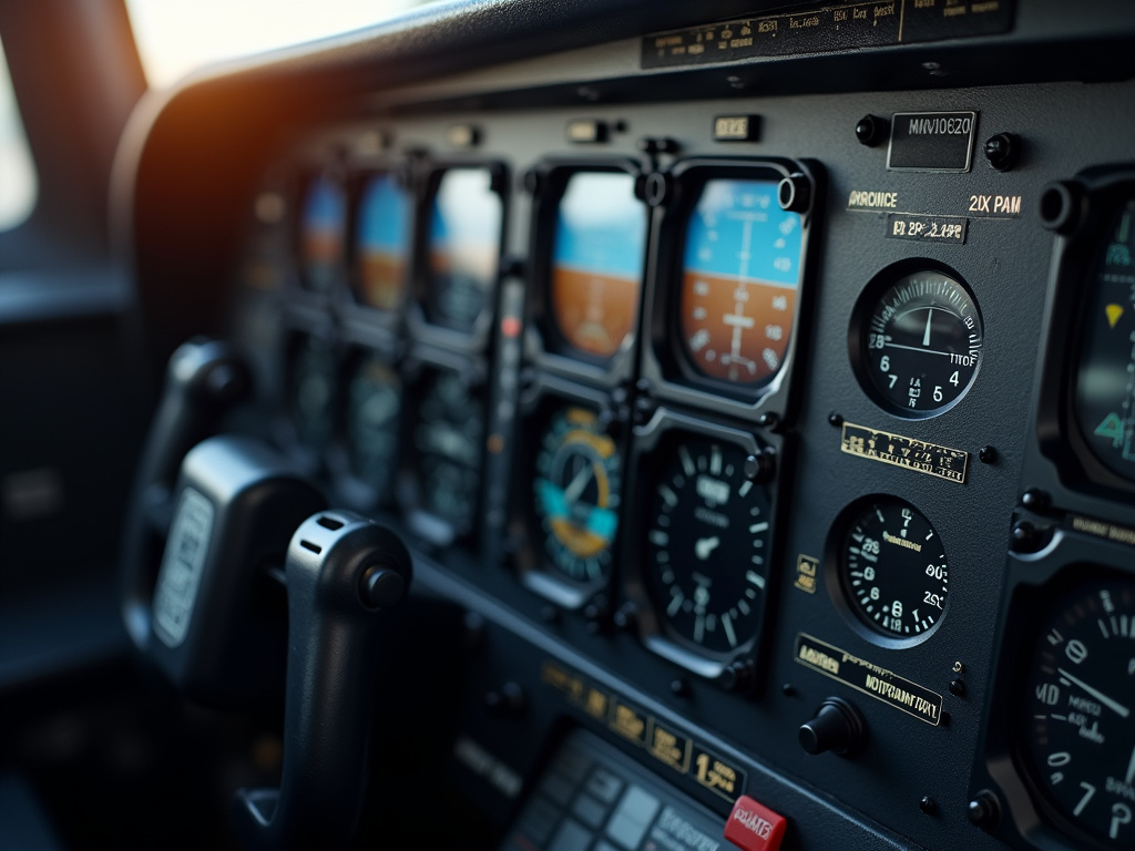 Pilot cockpit instruments — breitling watches