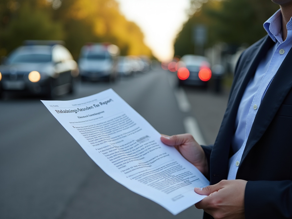 Police accident report — los angeles car accident lawyer