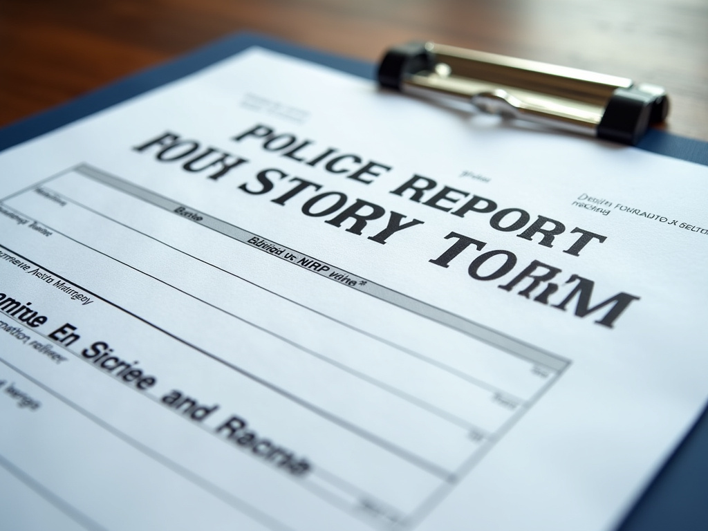 Police report form — los angeles car accident lawyer